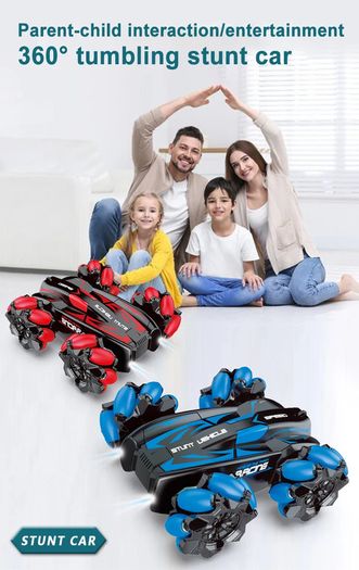 F1 Drift RC Car With Led Lights Music 2.4G Glove Gesture Radio Remote Control Spray Stunt Car 4WD Electric Children Toys