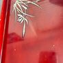 Asian Red Lacquer Tray Image 6