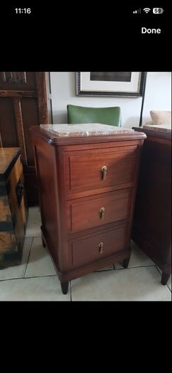 Pair bedside lockers