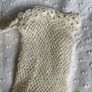 Cream lace gloves size small Image 3