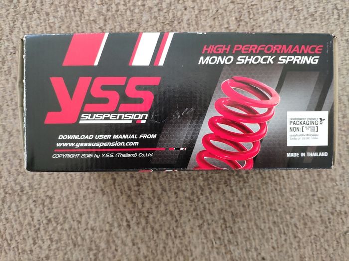 New Motorcycle Shock Absorber Spring - YSS 56-150-150