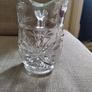 Vintage glass star of David pitcher Image 3