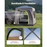 SUV Tent for Camping, 10FT L x 8FT W, Waterproof PU2000mm Spacious Double Layer Design for 5-8 Person Image 3