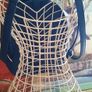 Dune of London 'Studs &Roses' Backpack, Black, Never Used Image 8