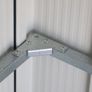 TOP Riverton 6x4 Metal Shed Anthracite Grey Image 9