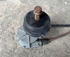 Boat steering helm and cable.