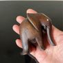 Hand carved wooden elephant Image 6
