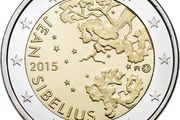 Finland 2 Euro Commemorative Coin 2015 - Jean Sibelius. Uncirculated.