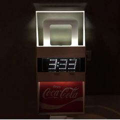 Coca Cola year 1977 Everbrite Clock NOS Rare