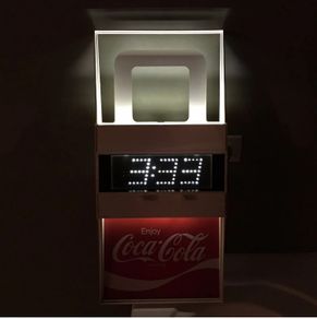 Coca Cola year 1977 Everbrite Clock NOS Rare