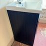 Vanity unit navy and white Image 5
