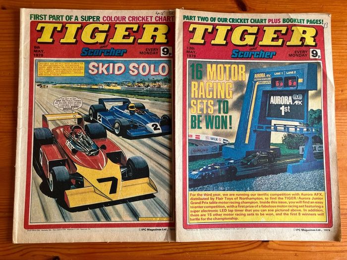 Comics: 'Tiger and Scorcher' 1979 (28 magazines)