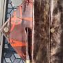 Bronze/gold clutch bag Image 2