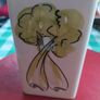 1950s Toni Raymond, hand painted Celery jar Image 2