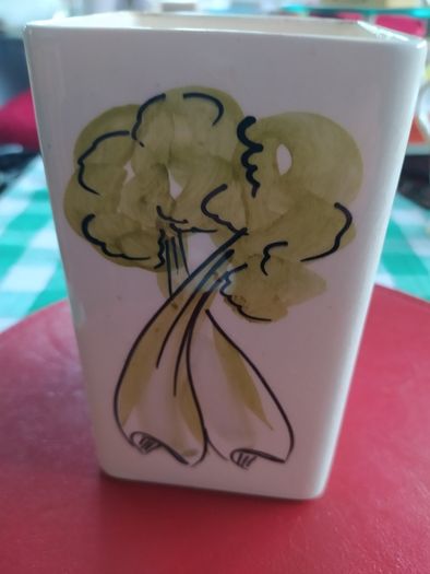 1950s Toni Raymond, hand painted Celery jar