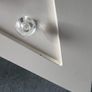 Cream wooden free standing star light Image 9