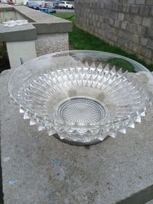 Big Vintage Crystal Bowl