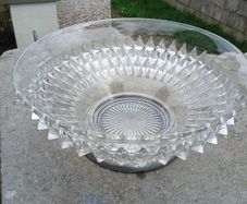 Big Vintage Crystal Bowl