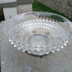 Big Vintage Crystal Bowl
