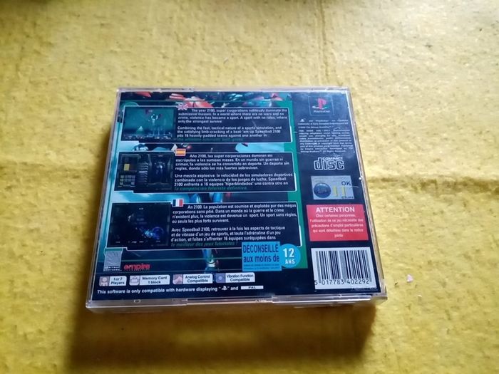 Speedball 2100 PlayStation1 Ps1 PlayStation 2 ps2 games Original
