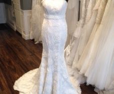 PRICE DROP - Ivory Lace Wedding Dress & Veil