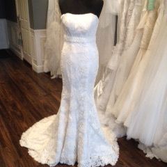 PRICE DROP - Ivory Lace Wedding Dress & Veil