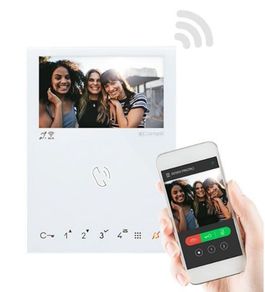 Comelit Mini Handsfree Wi-Fi Monitor with Induction Loop, ViP System