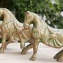 Vintage Brass Horses Image 2