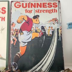 Guinness sign.