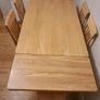 Kitchen table & 6 chairs solid maple. Image 2