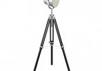 Stage Light Chrome Shade Black Legs