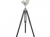 Stage Light Chrome Shade Black Legs