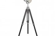 Stage Light Chrome Shade Black Legs