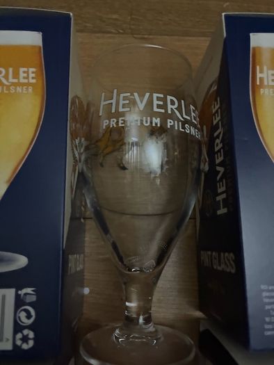 Heverlee Belgian beer pint glass duvel beer glass 330 ml