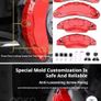 Tesla Model Y Red Aluminium Caliper Covers Brand New Image 4