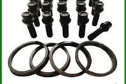 BMW to VW Transporter T5 T6 Conversion. New bolts + 4 Rings (M14x1.5) EB20/SR5 Delivery