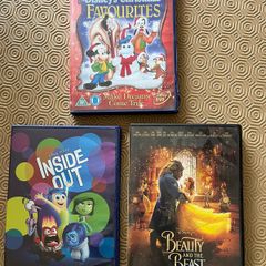 3 Disney DVDs for kids