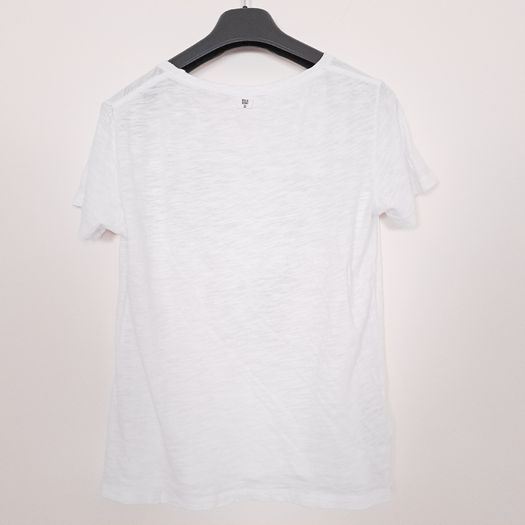 Billabong White Australia Palm Tree Graphic Slub Cotton T-Shirt Top 8UK/36EU