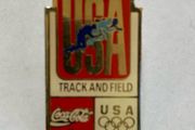 Coca Cola USA Track and Field Olympic pin