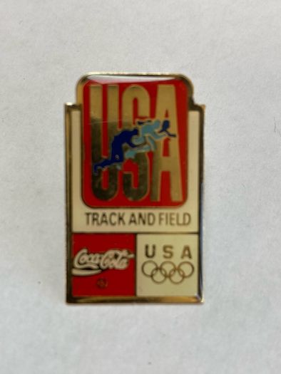 Coca Cola USA Track and Field Olympic pin