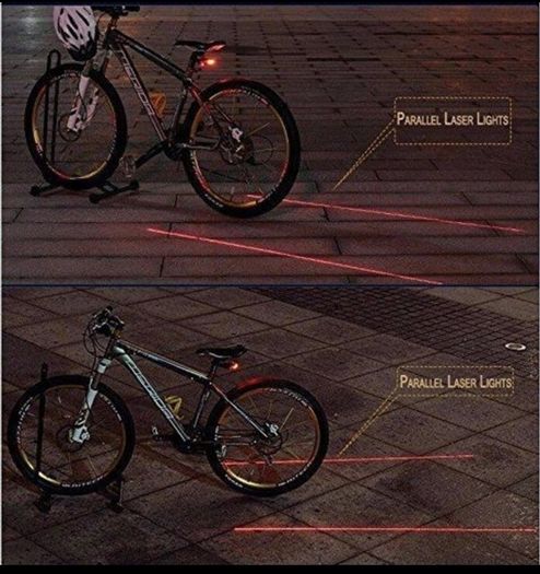 Back Light With 2 Safety Lazer Lights