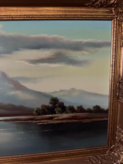 Large Original Oil Painting by Wendy Reeves (b. 1944) - Scottish Highland Landscape