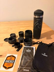Wacaco Nanopresso portable handheld BARISTA KIT Single & Double Espresso Maker Used Once RRP110