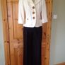 Size 10-12 Pink Black Off-White Suits Mix & Match Image 5