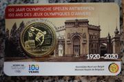 Belgium 2.5 Euro Brilliant Uncirculated Coin 2020 - 100 years Olympic Games Antwerp - Belgian Coincard Catalogue