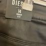 Diesel medium rise skinny black jeans ultra slimming size 14 - new Image 4
