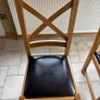 Set of 8 Solid Oak Dining Chairs Image 5