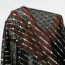 Sequin Mesh Sheer Bodycon Bandeau Dress, size S Image 4