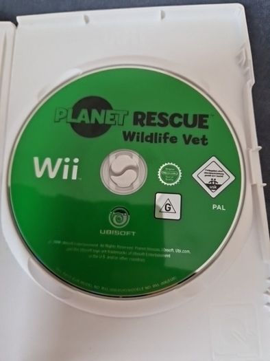Planet Rescue Wildlife Vet Nintendo Wii Games Original