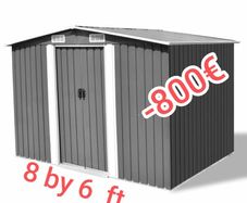 Shed metal Delivery and assembling included